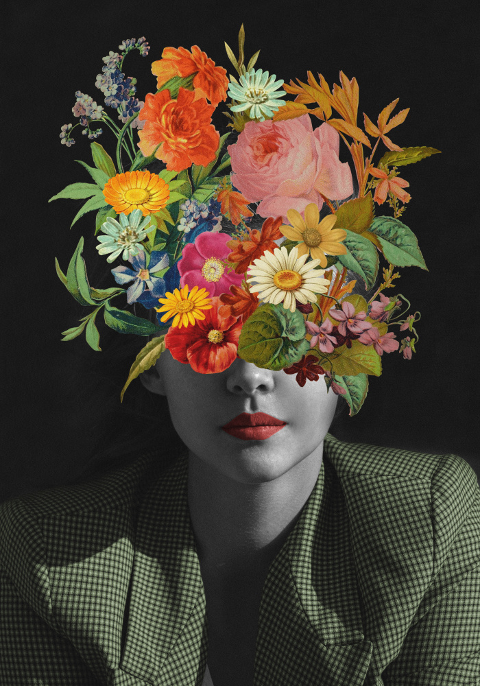 Grüner Vintage-Blumenstrauß von Frida Floral Studio