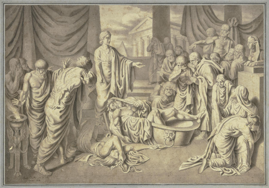 Der Tod des Agamemnon von Friedrich Müller