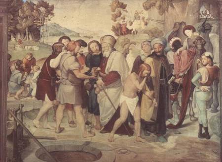 Joseph Being Sold by his Brothers, from the Casa Bartholdy fresco cycle von Friedrich Overbeck