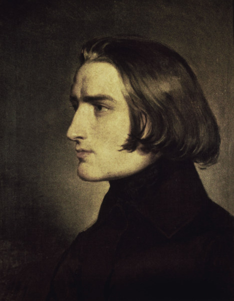 Franz Liszt von Friedrich von Amerling