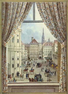 View of the Freyung, Vienna 1825