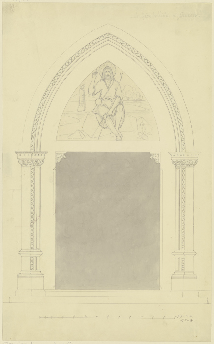 Portal von S. Giovanni Battista in Orvieto von Friedrich Maximilian Hessemer