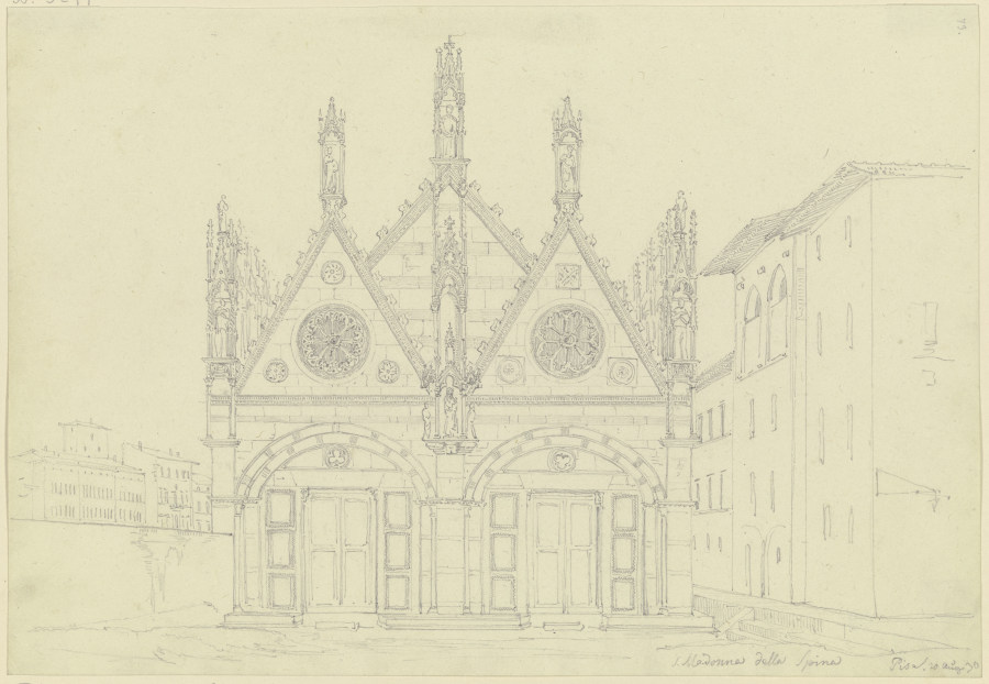 S. Maria della Spina in Pisa von Friedrich Maximilian Hessemer