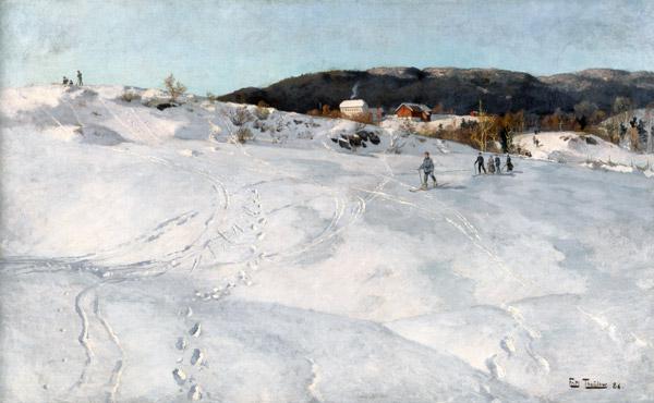 A Winter's Day in Norway 1886