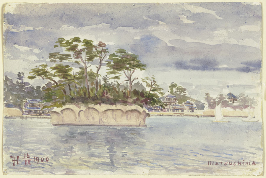 Inselchen vor Matsushima von Fritz Hauck