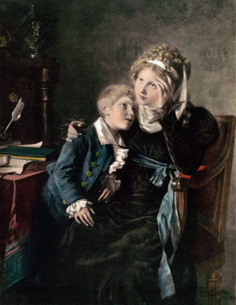 Königin Luise und Wilhelm von Fritz Martin