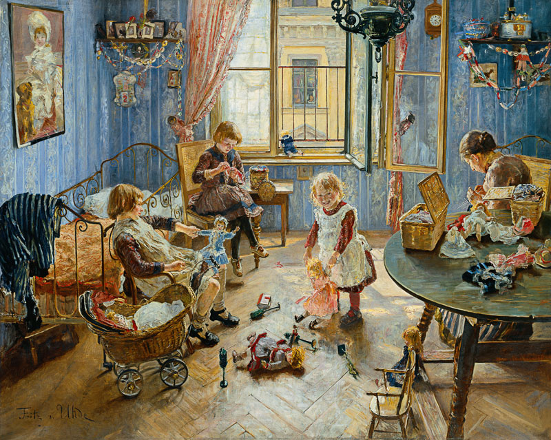 Kinderstube von Fritz von Uhde