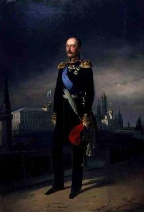 Portrait of Emperor Alexander II (1818-81) 1856