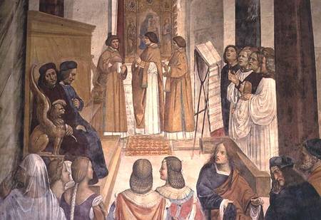 Choral Scene, from the Life of St. Benedict von G. Signorelli