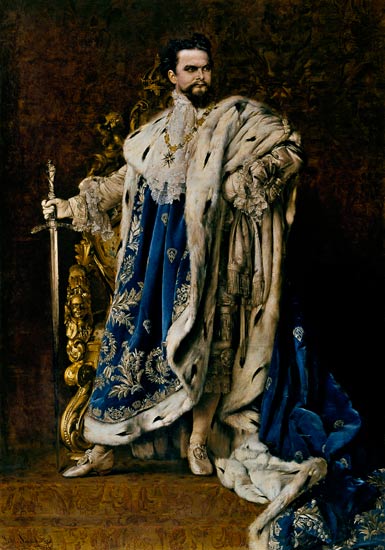 Ludwig II (1845-86) von Gabriel Schachinger