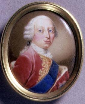 Portrait Miniature of Frederick Louis, Prince of Wales (1707-51) 1755  on