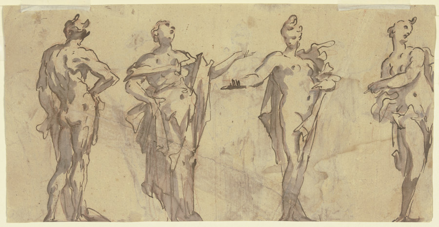 Vier Statuen von Gaspare Diziani
