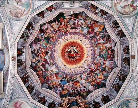 The Concert of Angels, from the dome von Gaudenzio G. de Vincio Ferrari