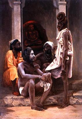 Gosiens or Fakirs at Ahmedabad 1858