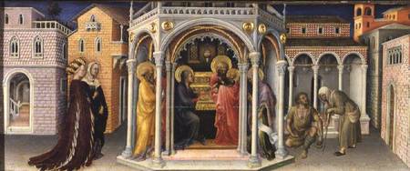The Presentation in the Temple, from the Altarpiece of the Adoration of the Magi von Gentile da Fabriano