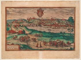 Grodno (Aus: Civitates orbis terrarium) 1577
