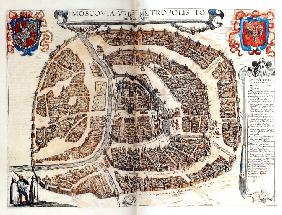 Plan von Moskau 1572