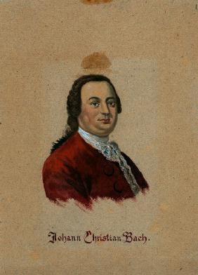 Porträt von Komponist Johann Christian Bach (1735-1782)