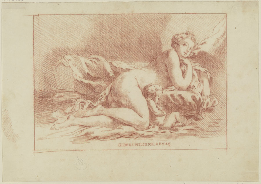 Venus und Amor von Georg Melchior Kraus