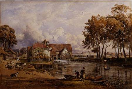 Streatley Mill: On the Thames von George Arthur Fripp
