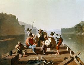 Ferrymen Playing Cards 1847
