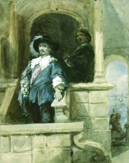 Sir Thomas Wentworth (afterwards Earl of Strafford) and John Pym at Greenwich von George Cattermole