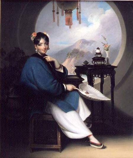 A Geisha Girl von George Chinnery