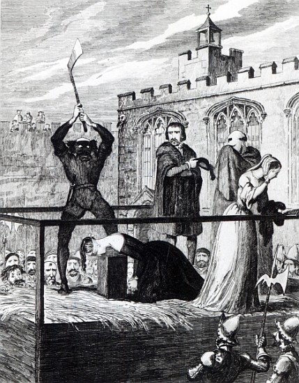The Execution of Lady Jane Grey von George Cruikshank