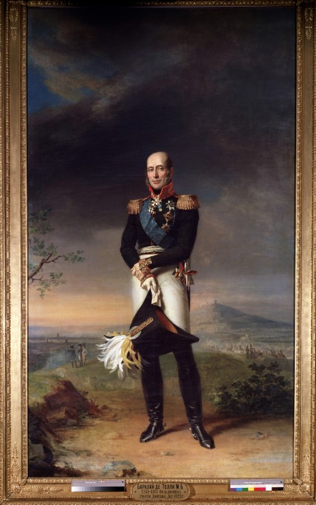 Porträt des Feldmarschalls Fürst Michail Barklay-de-Tolli (1761-1818) von George Dawe