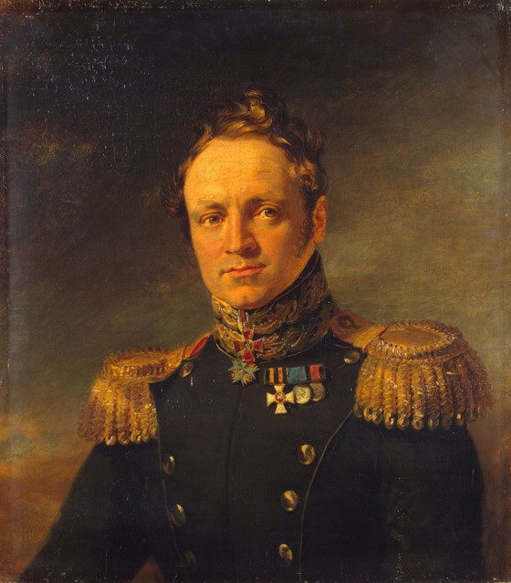 Porträt von Jewgeni Alexandrowitsch Golowin (1782-1858) von George Dawe