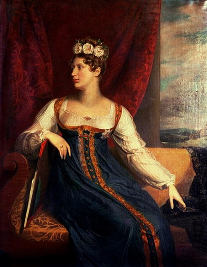 Portrait of Princess Charlotte Augusta of Wales (1796-1817) von George Dawe