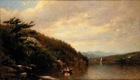 Boating on Lake George 1864