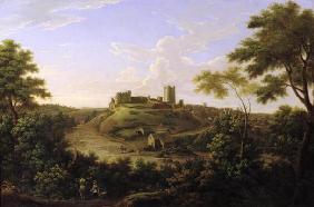 Richmond Castle, 1735 (oil on canvas) 1780