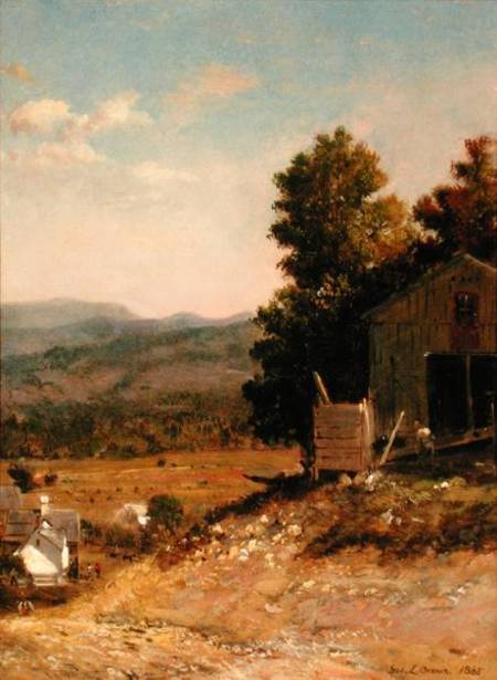 Study of Old Barn, West Campton, New Hampshire von George Loring Brown