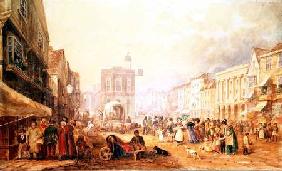 Maidstone High Street from Gabriel's Hill 1829