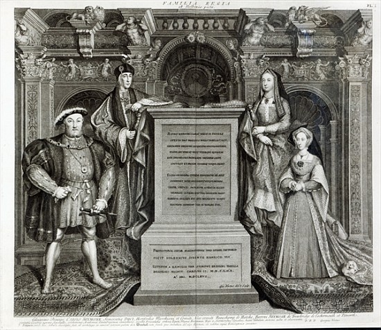 Familia Regia, or The Family of Henry VIII von George Vertue
