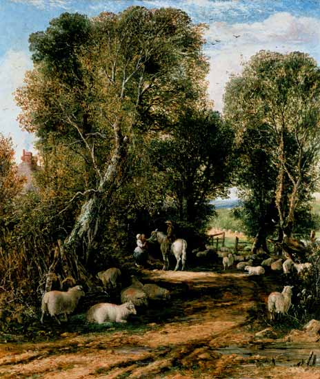 Pastoral Scene with sheep von George Vicat Cole