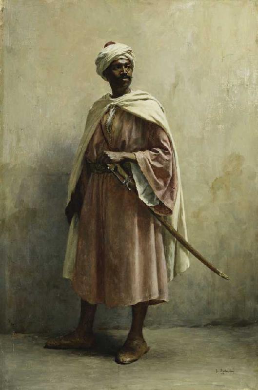Ein Marokkanischer Krieger von Georges Bretegnier