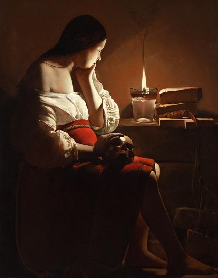 Magdalena mit dem Nachtlicht 1630/35