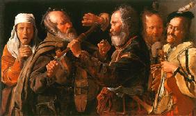 Prügelnde Musiker 1625-27