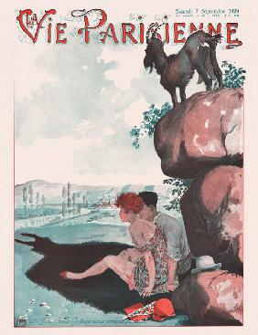Das Magazin "La Vie Parisienne". Titelseite 1929