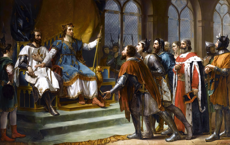 Saint Louis médiateur entre le roi d'Angleterre et ses barons, 23 janvier 1264 von Georges Rouget