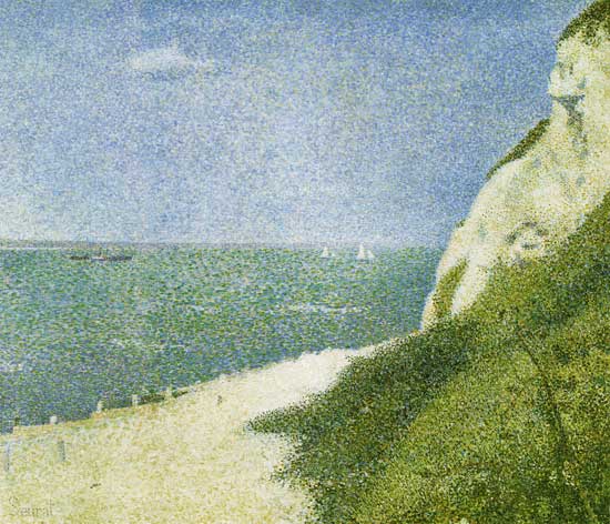 Der Strand Le Bas Butin in Honfleur von Georges Seurat