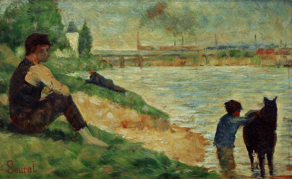 G.Seurat, Knaben mit Pferd von Georges Seurat