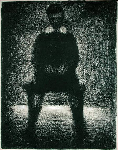 Maurice Appert Seated von Georges Seurat