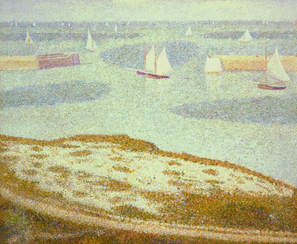 Seurat / Port-en-Bessin / Painting, 1888 von Georges Seurat
