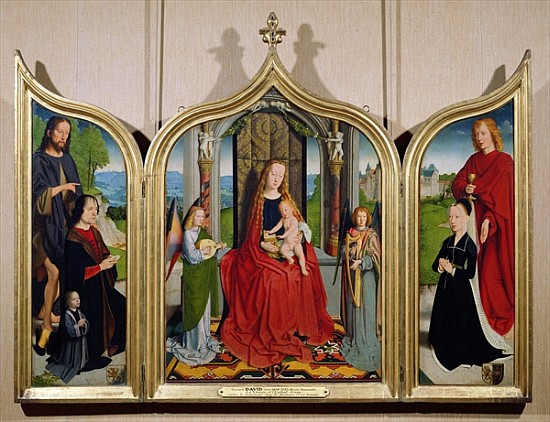 The Triptych of the Sedano Family, c.1495-98 von Gerard David