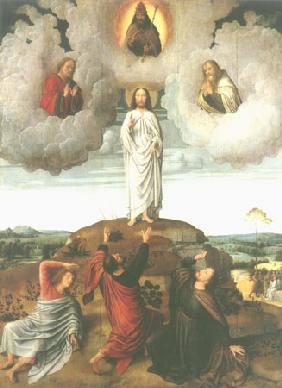 Verklärung Jesu (Mitteltafel eines Tryptichons) um 1500-05