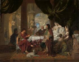 Das Gastmahl der Kleopatra Um 1675-80