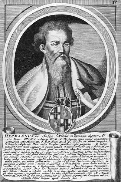Hermann of Salza (xylograph) von German School